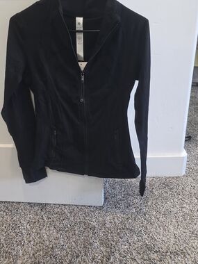 lululemon athletica Black Slim-Fit Full-Zip Define Jacket Nulu